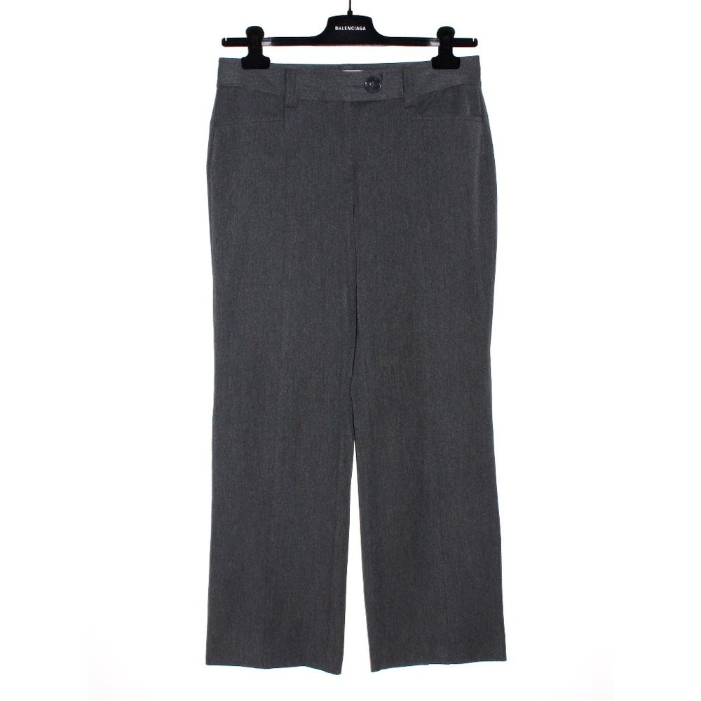 Talbots Charcoal Gray Wide Leg Stretch Trousers